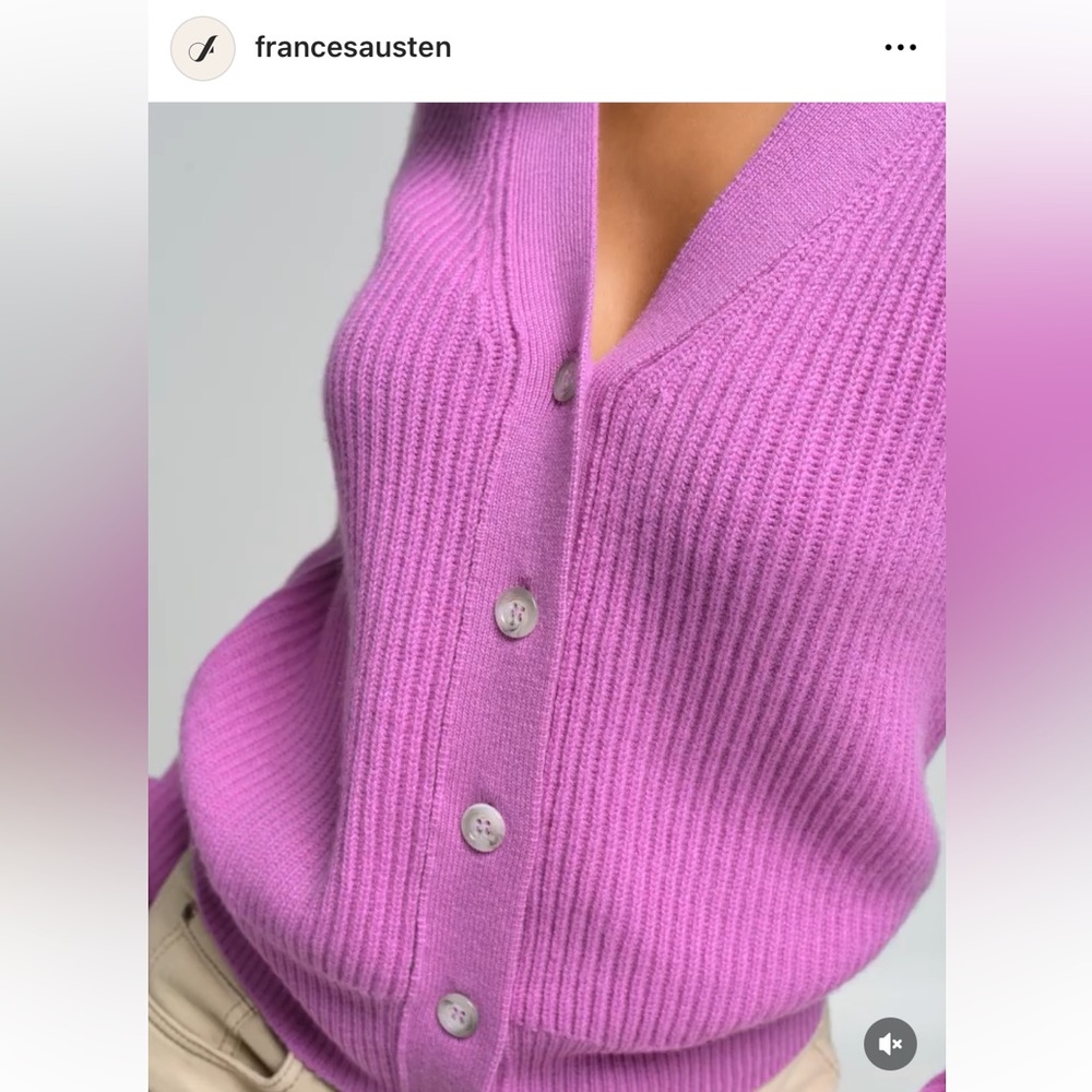 NWT Frances Austen 100% Cashmere Made in Italy
